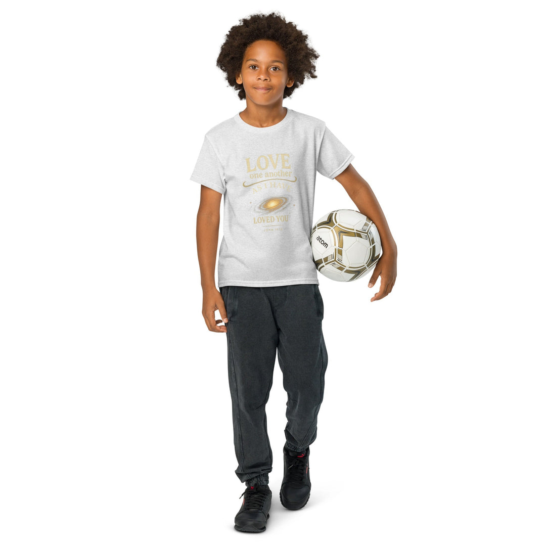 Love One Another Youth t-shirt - Faith Scripture Gift | Gifts Of Words