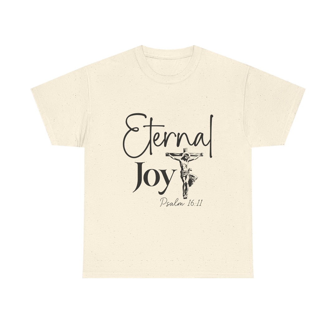 Eternal Joy Psalm 16 11-01 Unisex Heavy Cotton Tee - Faith Scripture Gift | Gifts Of Words
