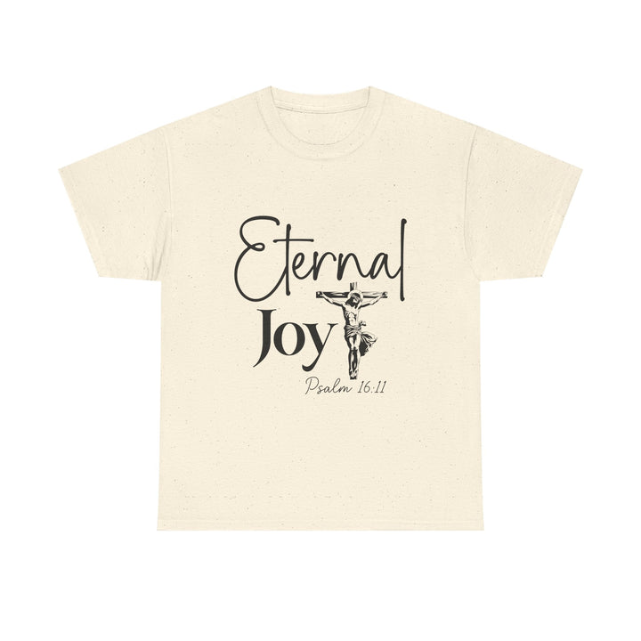 Eternal Joy Psalm 16 11-01 Unisex Heavy Cotton Tee - Faith Scripture Gift | Gifts Of Words