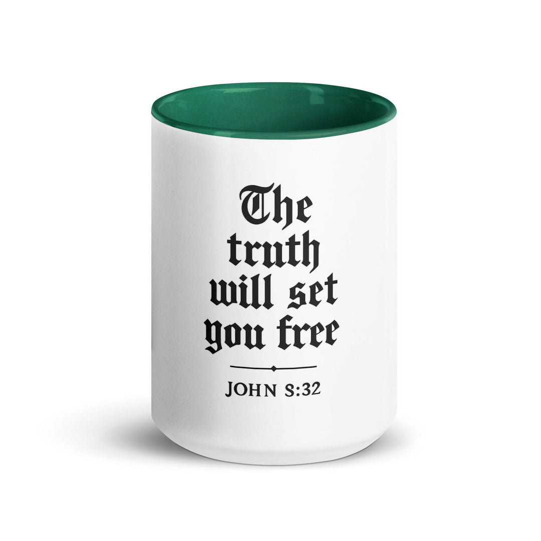 The truth will set you free Mug - Faith Scripture Gift | Gifts Of Words