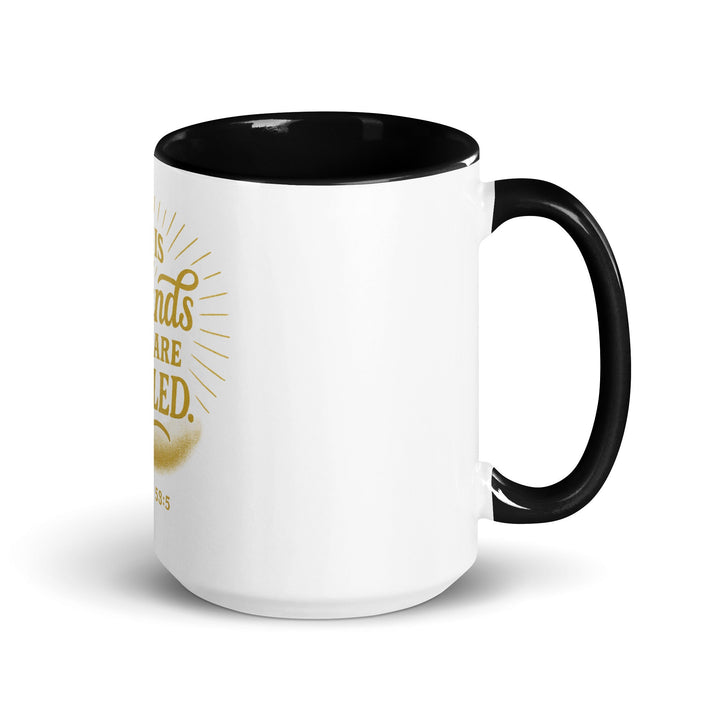 By his wounds we are healed Mug - Faith Scripture Gift | Gifts Of Words