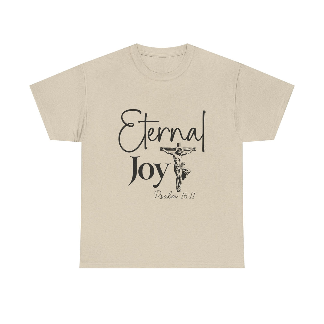 Eternal Joy Psalm 16 11-01 Unisex Heavy Cotton Tee - Faith Scripture Gift | Gifts Of Words