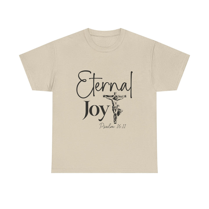 Eternal Joy Psalm 16 11-01 Unisex Heavy Cotton Tee - Faith Scripture Gift | Gifts Of Words