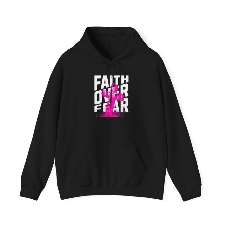 Faith Over Fear Hoodie - Premium Christian Streetwear Apparel - Faith Scripture Gift | Gifts Of Words