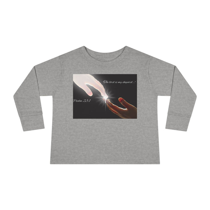 The lord is my shepard |Toddler Long Sleeve Tee - Faith Scripture Gift | Gifts Of Words