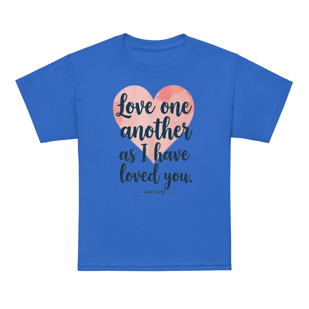 Love One Another Youth t-shirt - Faith Scripture Gift | Gifts Of Words