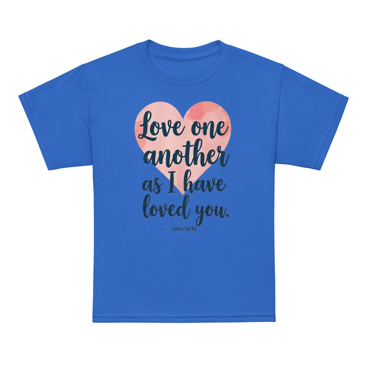 Love One Another Youth t-shirt - Faith Scripture Gift | Gifts Of Words