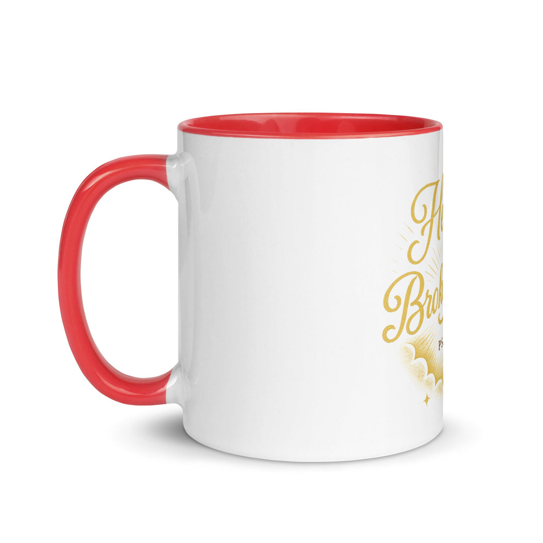 He heals the brokenhearted mug - Faith Scripture Gift | Gifts Of Words