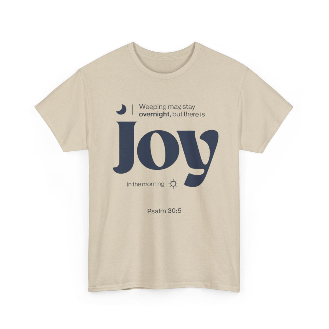 Heavy Cotton Tee – Premium Weight Durable Unisex Crewneck - Faith Scripture Gift | Gifts Of Words