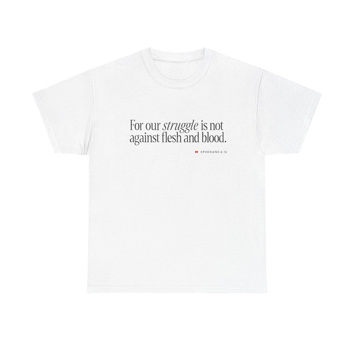 Heavy Cotton Tee – Durable Premium Fit Everyday Basic - Faith Scripture Gift | Gifts Of Words
