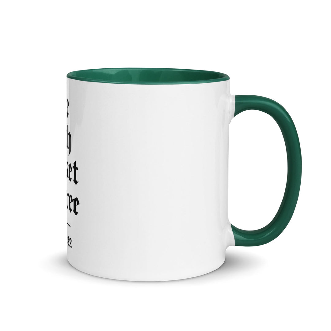 The truth will set you free Mug - Faith Scripture Gift | Gifts Of Words