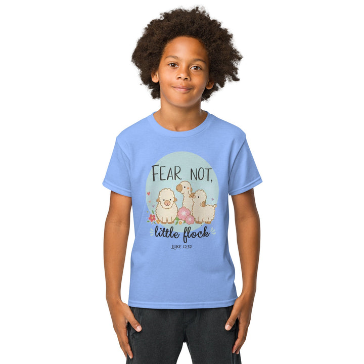 Fear Not, Little Flock Youth t-shirt - Faith Scripture Gift | Gifts Of Words