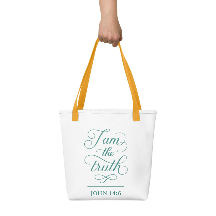 I am the truth Tote bag - Faith Scripture Gift | Gifts Of Words