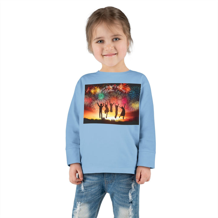 You are the light of the world |Toddler Long Sleeve Tee - Faith Scripture Gift | Gifts Of Words