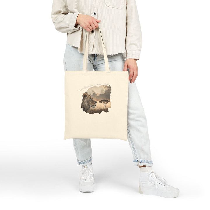 Cotton Canvas Tote Bag 15" x 16" Heavy Duty 100% Cotton with Long Handles Reusable & Durable - Faith Scripture Gift | Gifts Of Words