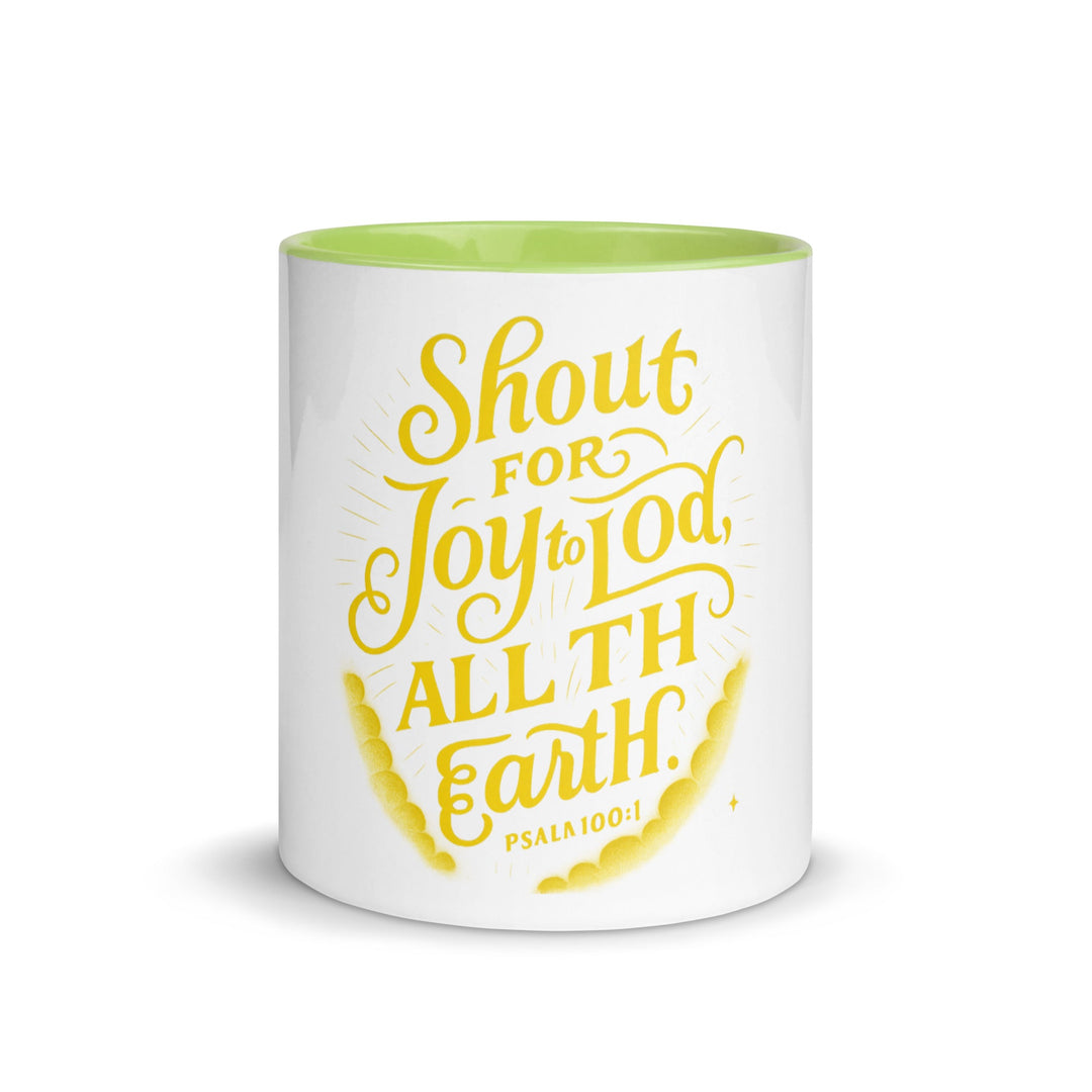 Shout for Joy to Lod all TH  EarthMug - Faith Scripture Gift | Gifts Of Words