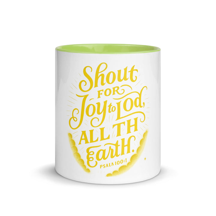 Shout for Joy to Lod all TH  EarthMug - Faith Scripture Gift | Gifts Of Words