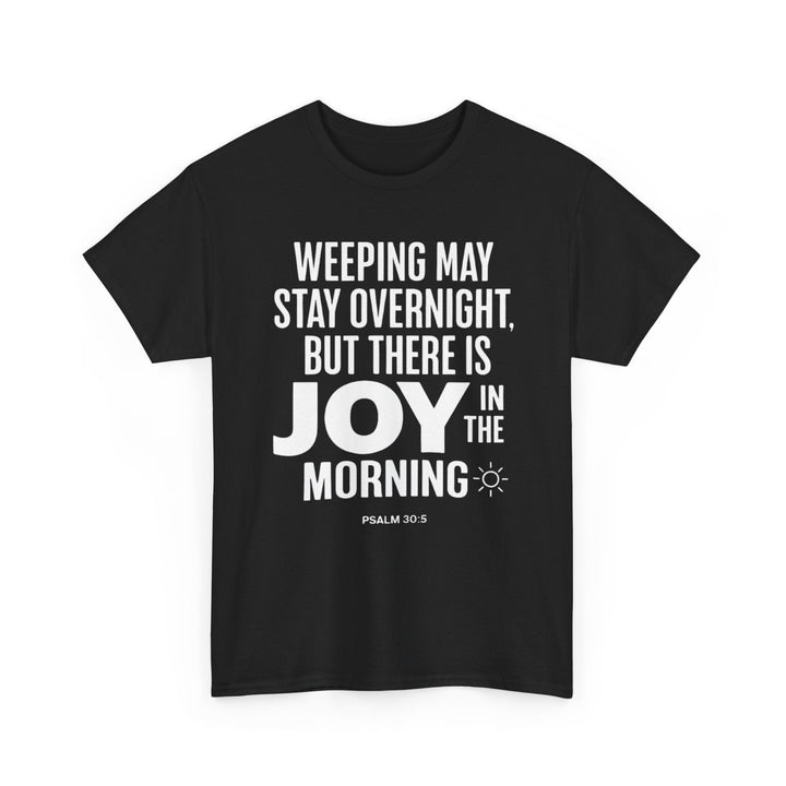 Heavy Cotton Tee – Premium Weight Durable Unisex Crewneck - Faith Scripture Gift | Gifts Of Words