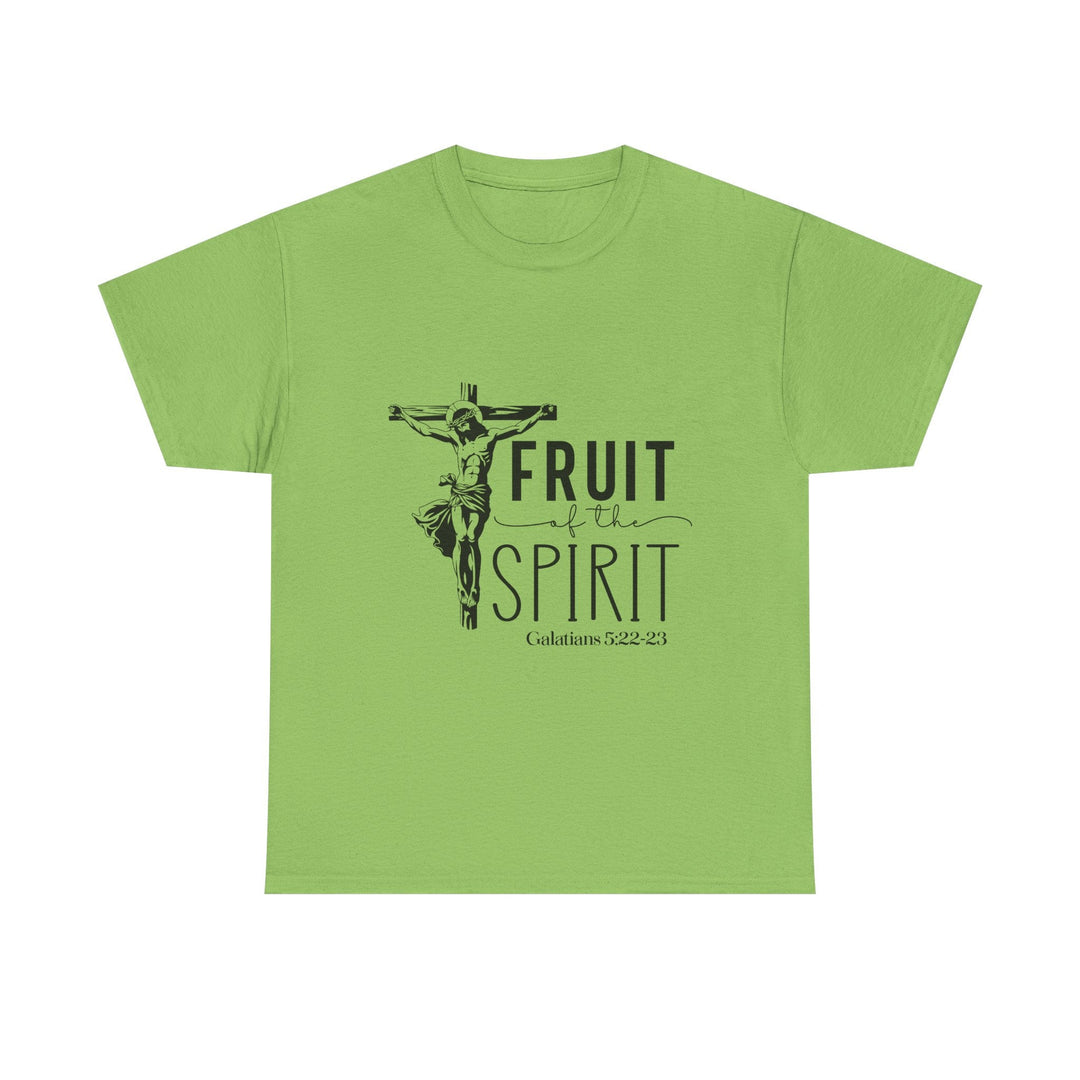 Fruit of the Spirit Galatians 5 22-23-01 Unisex Heavy Cotton Tee - Faith Scripture Gift | Gifts Of Words