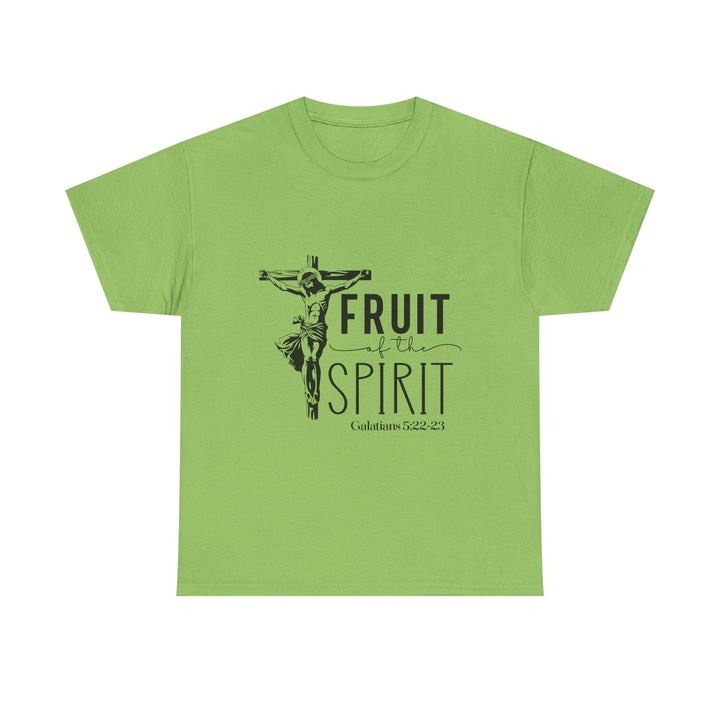 Fruit of the Spirit Galatians 5 22-23-01 Unisex Heavy Cotton Tee - Faith Scripture Gift | Gifts Of Words
