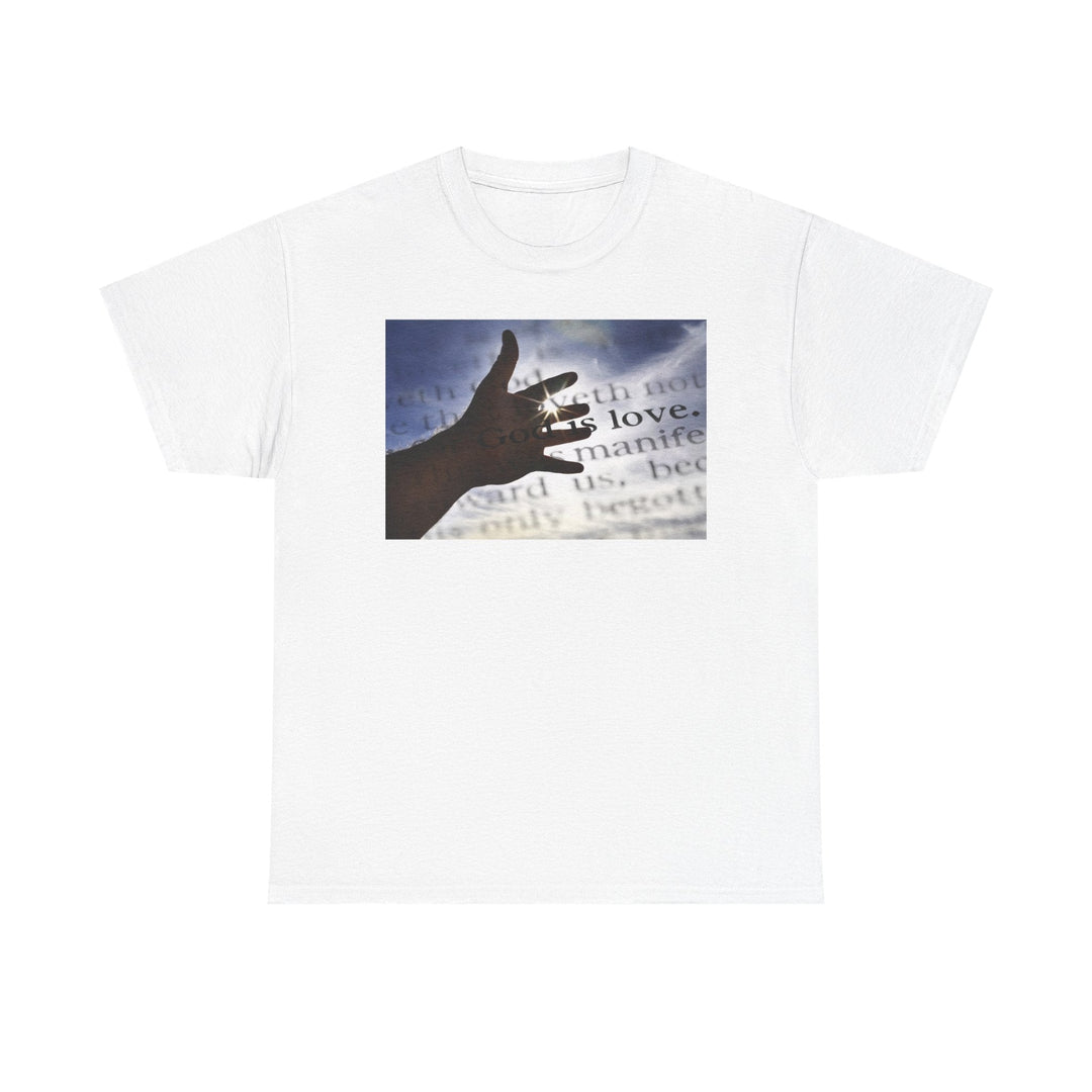 God is Love | Heavy Cotton Tee - Faith Scripture Gift | Gifts Of Words