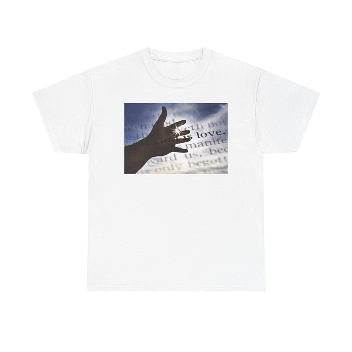 God is Love | Heavy Cotton Tee - Faith Scripture Gift | Gifts Of Words