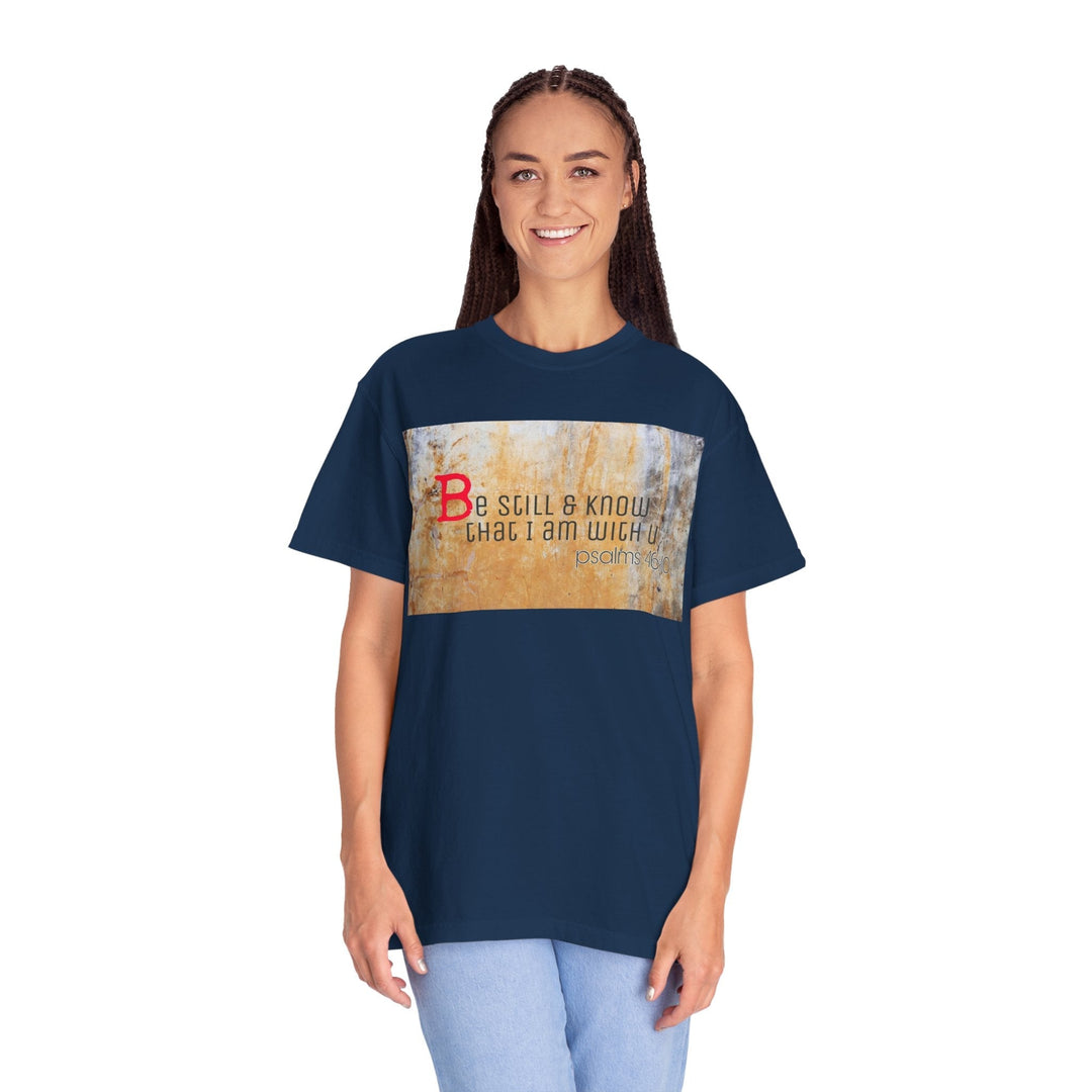 Garment-Dyed T-Shirt – Vintage Feel Premium Comfort Tee - Faith Scripture Gift | Gifts Of Words