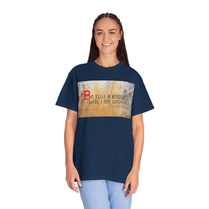 Garment-Dyed T-Shirt – Vintage Feel Premium Comfort Tee - Faith Scripture Gift | Gifts Of Words