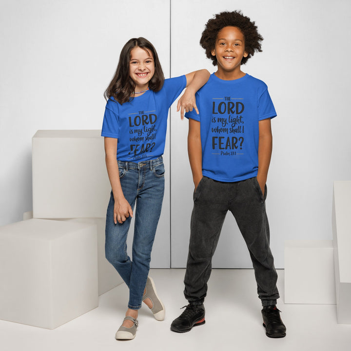 The Lord Is My Light Youth t-shirt - Faith Scripture Gift | Gifts Of Words