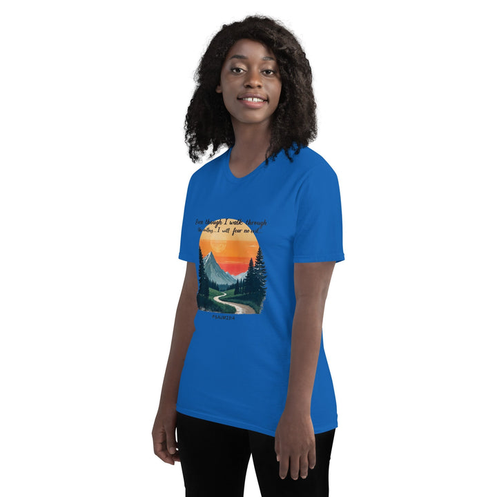 Even Though I Walk T-Shirt - Faith Scripture Gift | Gifts Of Words
