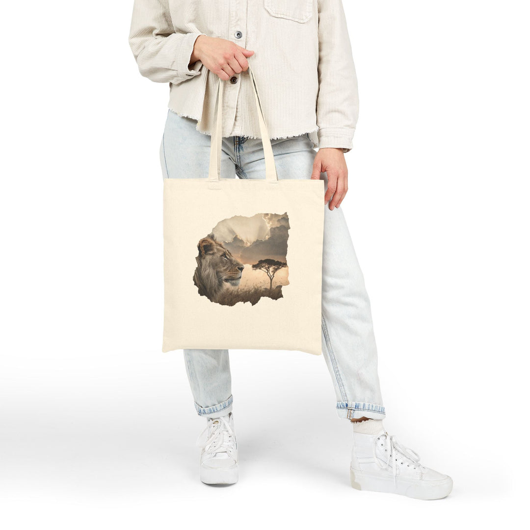 Reusable Cotton Canvas Tote Bag 15x16, Heavy-Duty Fabric, Long Handles, Eco-Friendly - Faith Scripture Gift | Gifts Of Words
