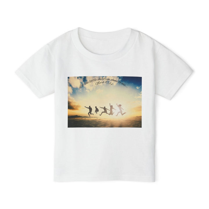 Let the little children come to me | Cotton™ Toddler T-shirt - Faith Scripture Gift | Gifts Of Words