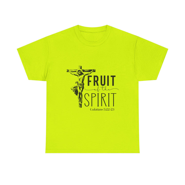 Fruit of the Spirit Galatians 5 22-23-01 Unisex Heavy Cotton Tee - Faith Scripture Gift | Gifts Of Words