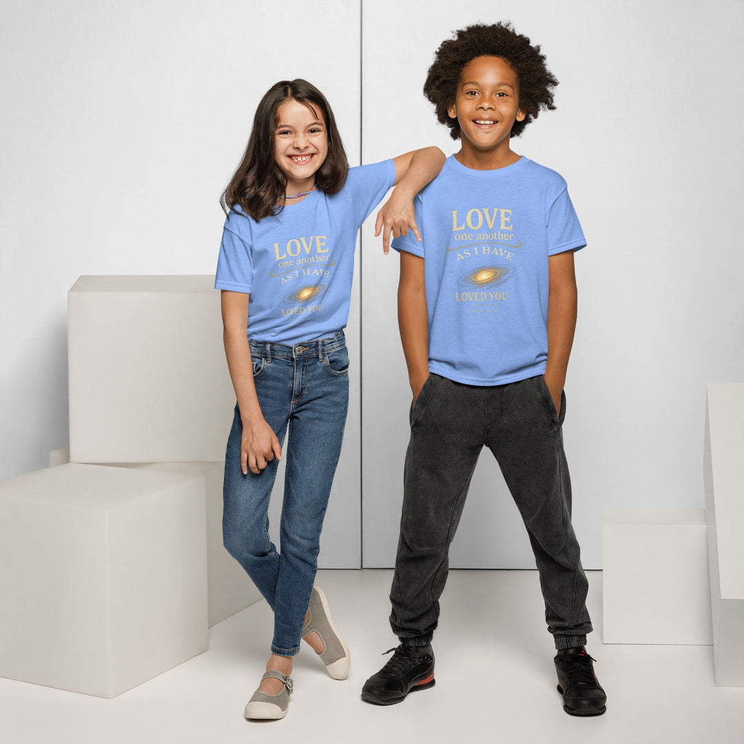 Love One Another Youth t-shirt - Faith Scripture Gift | Gifts Of Words
