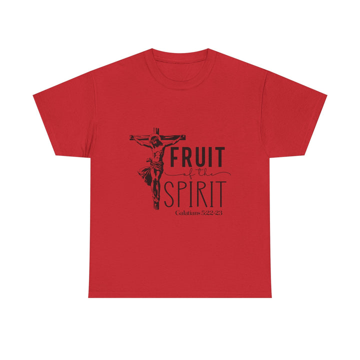 Fruit of the Spirit Galatians 5 22-23-01 Unisex Heavy Cotton Tee - Faith Scripture Gift | Gifts Of Words