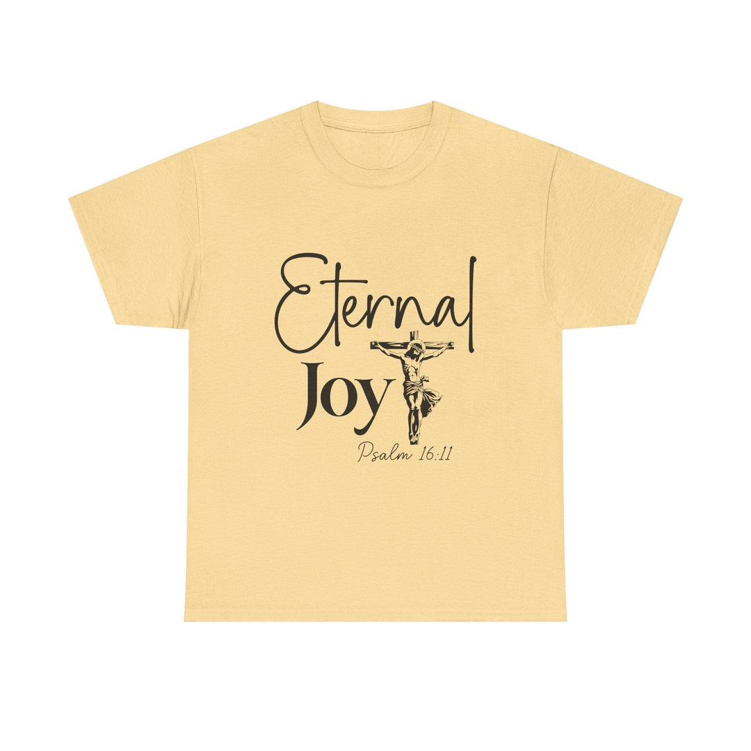 Eternal Joy Psalm 16 11-01 Unisex Heavy Cotton Tee - Faith Scripture Gift | Gifts Of Words