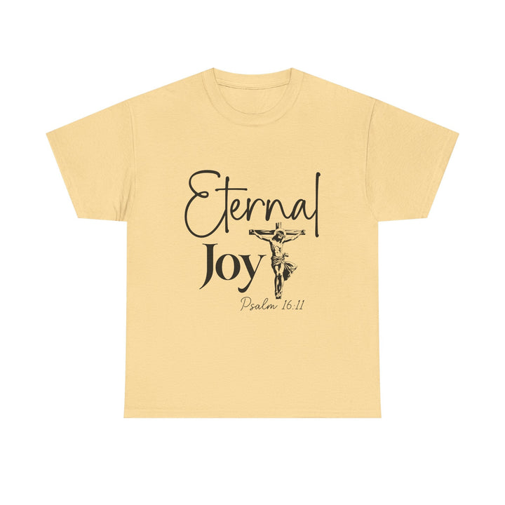Eternal Joy Psalm 16 11-01 Unisex Heavy Cotton Tee - Faith Scripture Gift | Gifts Of Words