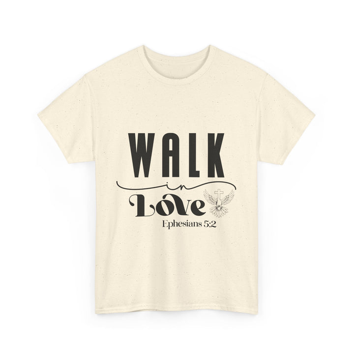 Walk in Love Ephesians 5 2-01 Unisex Heavy Cotton Tee - Faith Scripture Gift | Gifts Of Words