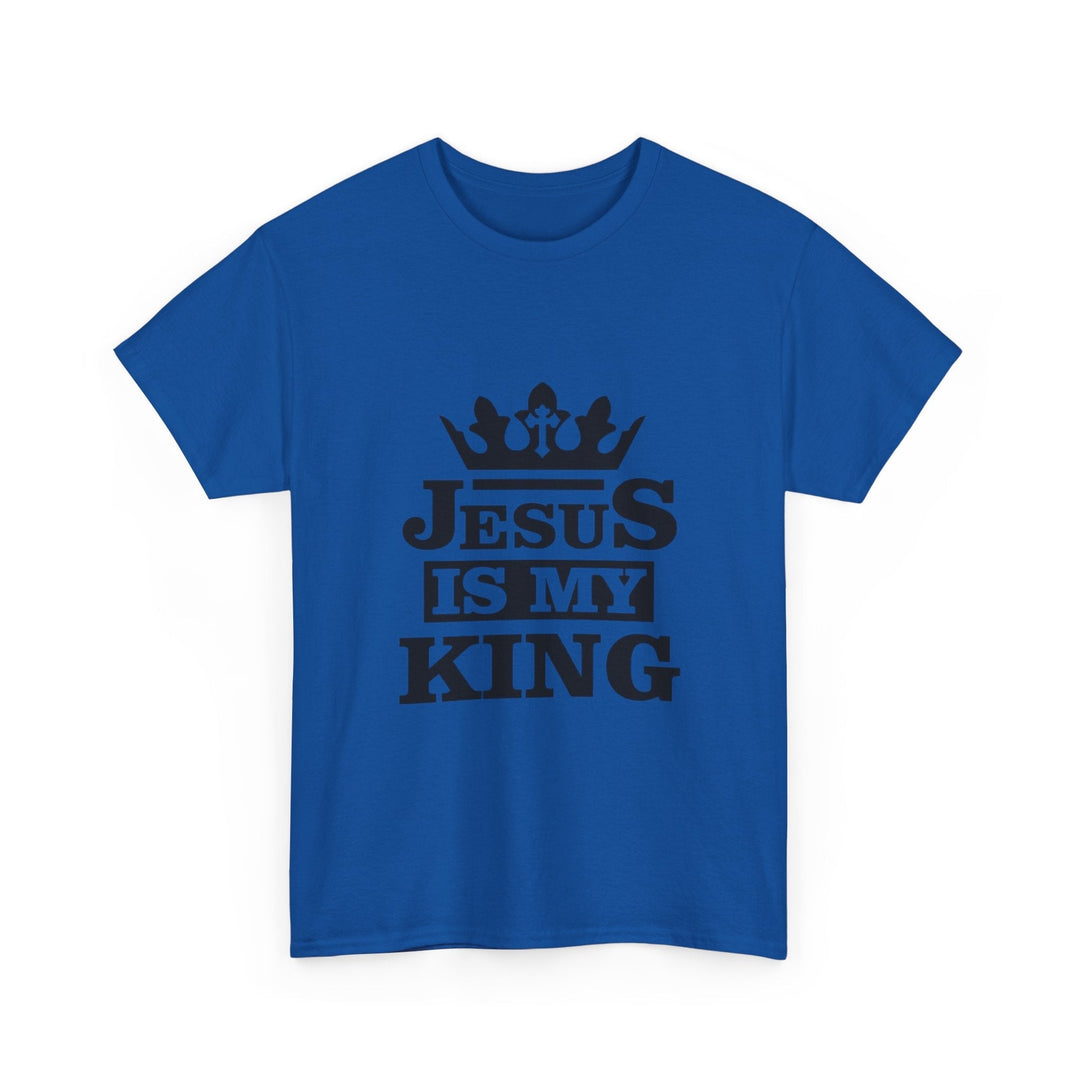 Jesus Is My King T-Shirt - Bold Christian Faith Graphic Tee - Faith Scripture Gift | Gifts Of Words