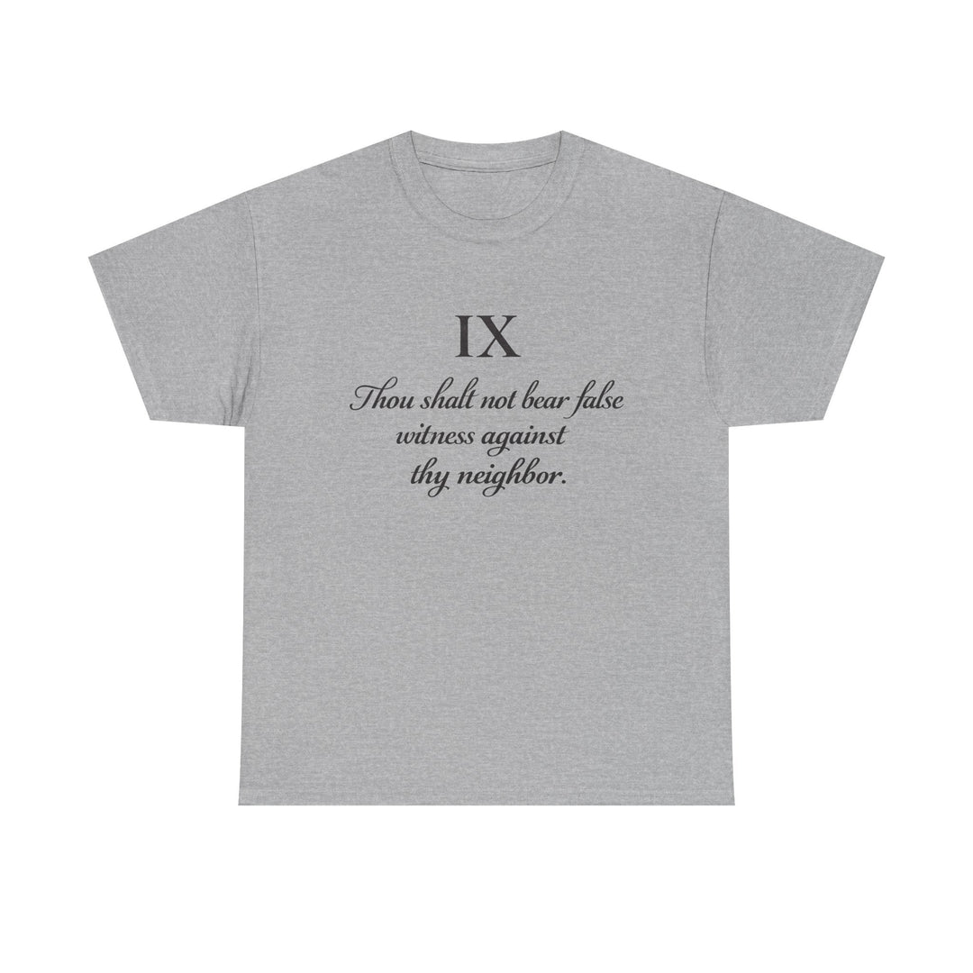 Heavy Cotton Tee – Premium Quality Durable Unisex Crewneck - Faith Scripture Gift | Gifts Of Words