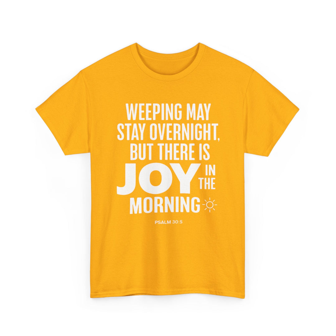 Heavy Cotton Tee – Premium Weight Durable Unisex Crewneck - Faith Scripture Gift | Gifts Of Words