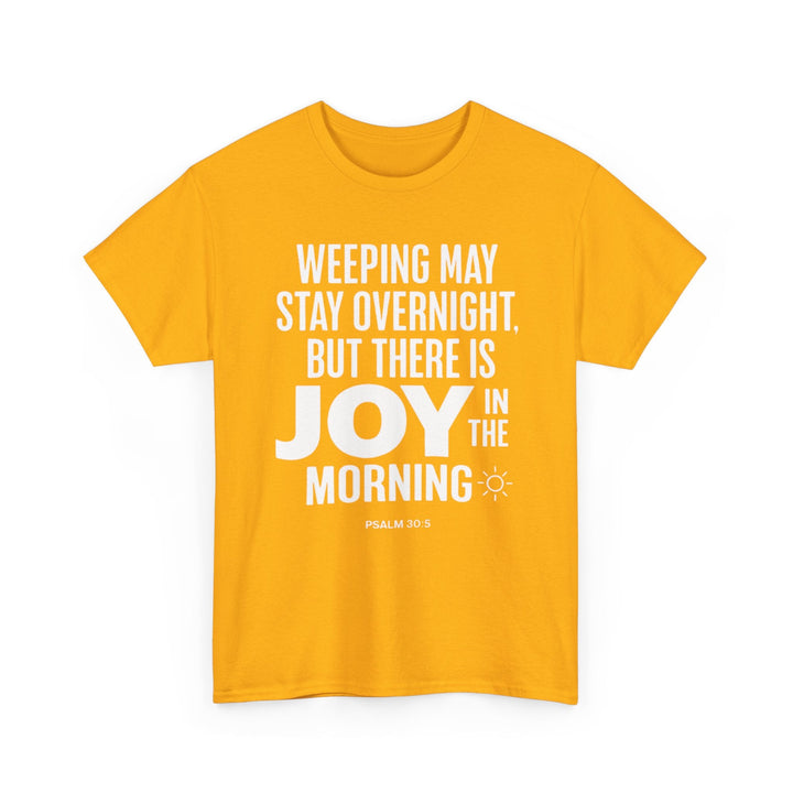 Heavy Cotton Tee – Premium Weight Durable Unisex Crewneck - Faith Scripture Gift | Gifts Of Words