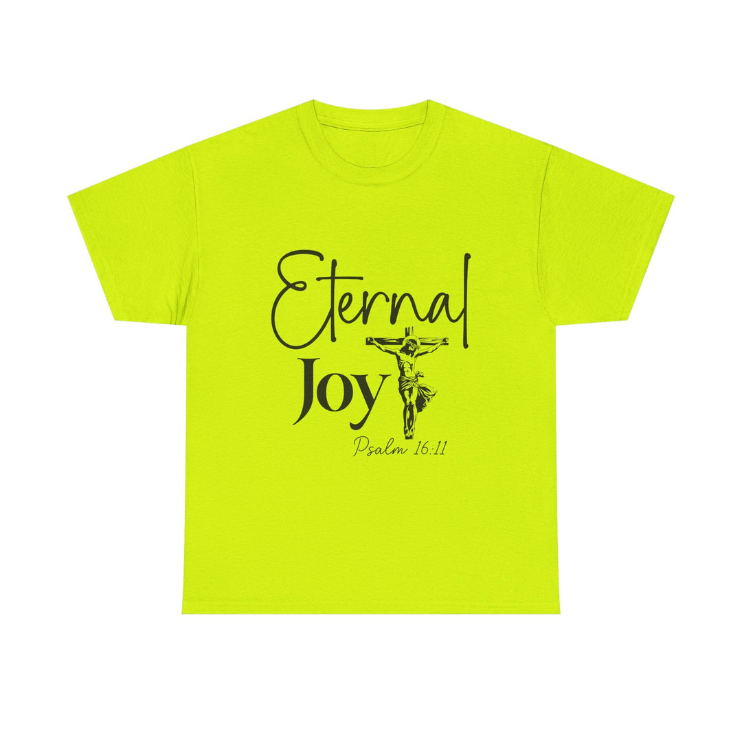 Eternal Joy Psalm 16 11-01 Unisex Heavy Cotton Tee - Faith Scripture Gift | Gifts Of Words