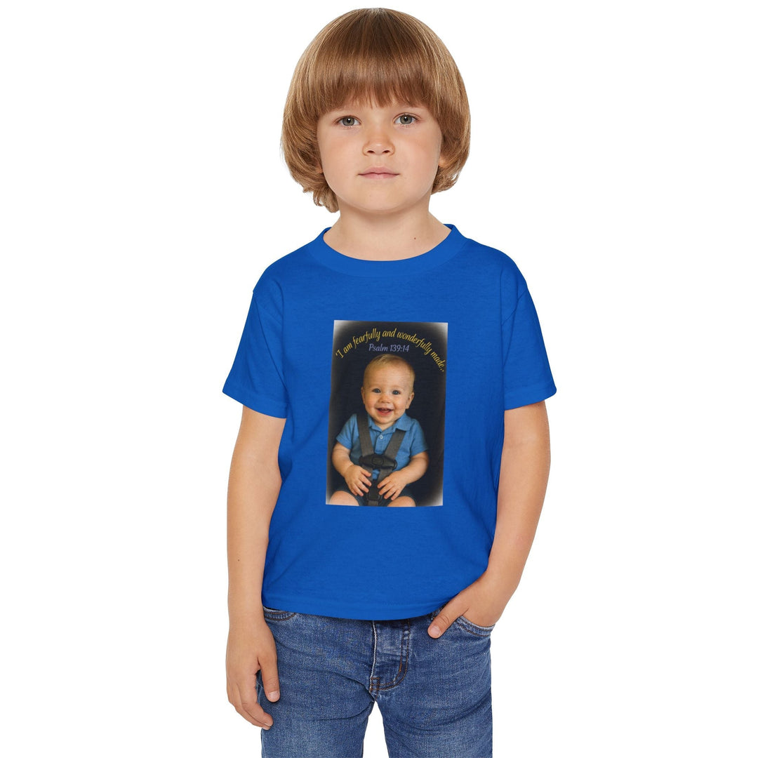 Eco-Friendly Toddler Cotton T-Shirt – Sustainable Soft Organic Tee - Faith Scripture Gift | Gifts Of Words