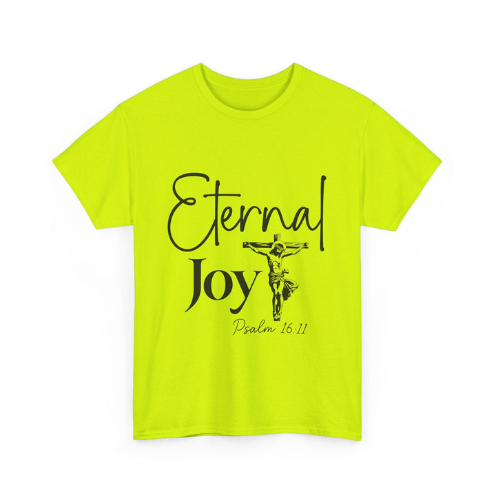 Eternal Joy Psalm 16 11-01 Unisex Heavy Cotton Tee - Faith Scripture Gift | Gifts Of Words