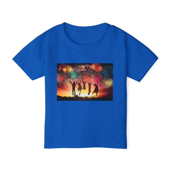 You are the light of the world | Cotton™ Toddler T-shirt - Faith Scripture Gift | Gifts Of Words