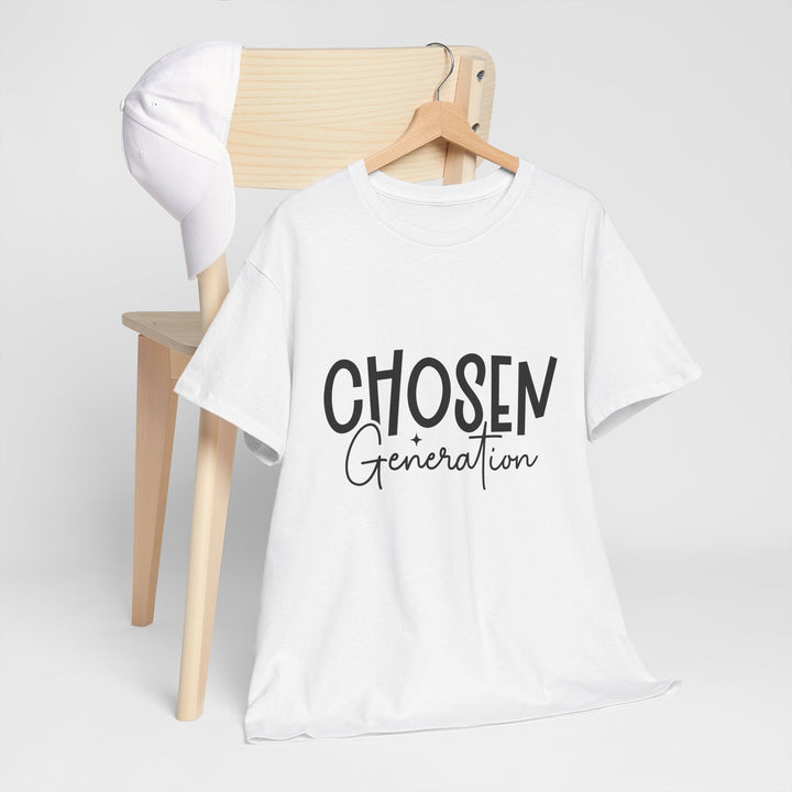 Chosen Generation Unisex Heavy Cotton Tee - Faith Scripture Gift | Gifts Of Words