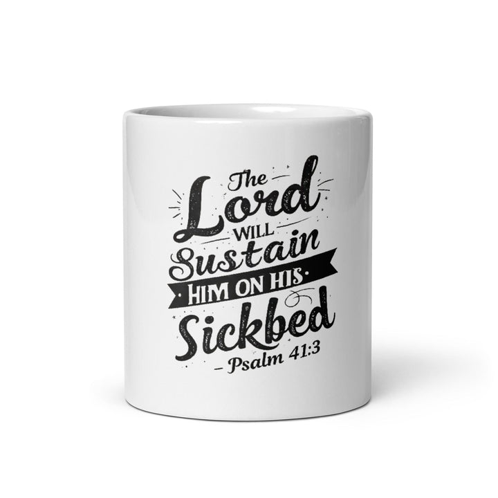 The Lord Will Sustain Mug - Faith Scripture Gift | Gifts Of Words
