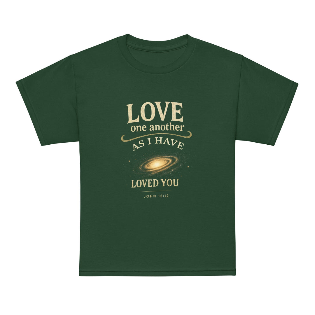 Love One Another Youth t-shirt - Faith Scripture Gift | Gifts Of Words
