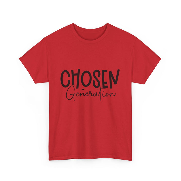 Chosen Generation Unisex Heavy Cotton Tee - Faith Scripture Gift | Gifts Of Words